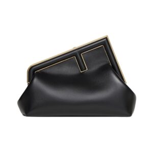 Fendi First Medium Bag in Black Leather