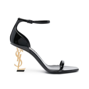 Saint Laurent Opyum Black 8.5cm Heeled Sandals