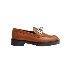 Hermès Paris loafers in natural leather with 2.5 cm heel
