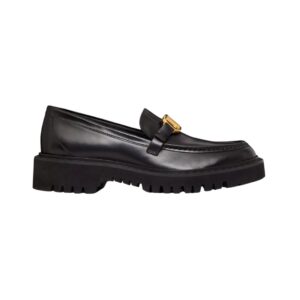 Valentino loafers in black calfskin