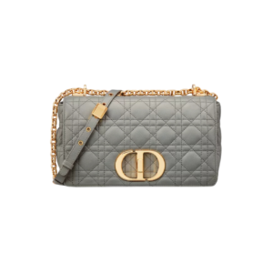 Dior Caro Medium Bag Stone Grey 25cm
