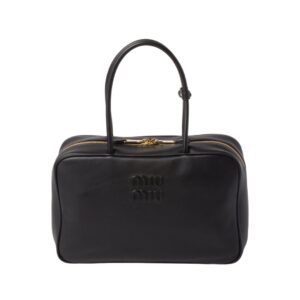 Miu Miu Beau bag in black leather 34 cm