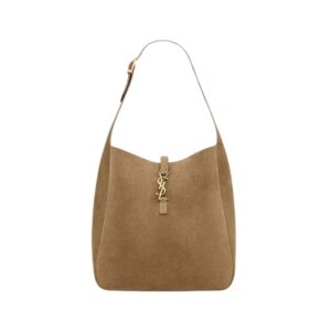 Saint Laurent Le 5 à 7 Supple Large bag in brown suede 30 cm