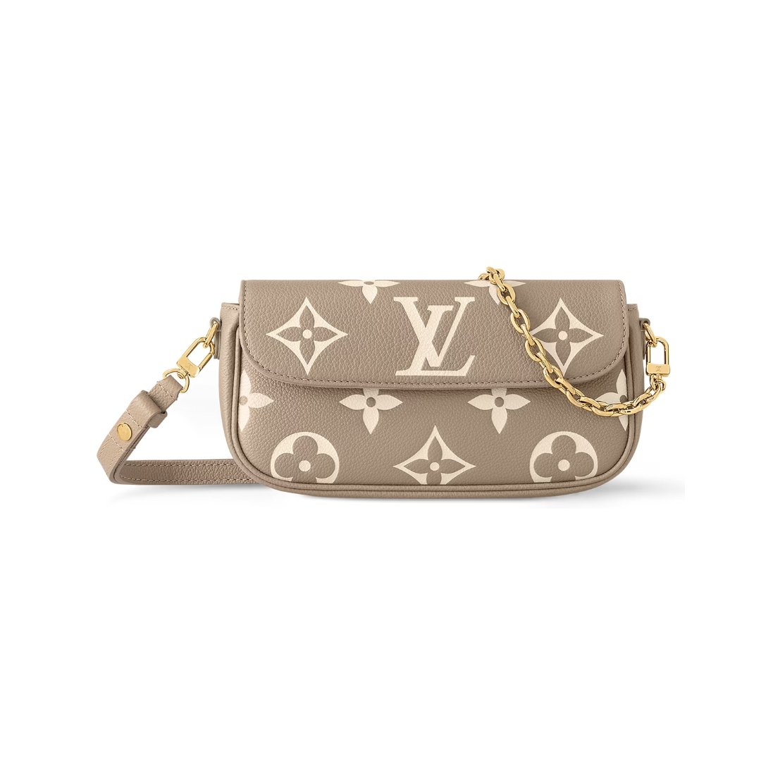 Louis Vuitton Wallet on Chain Ivy bag in Taupe leather 23.5cm