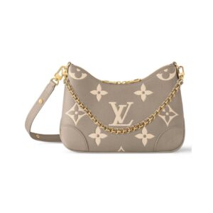 Louis Vuitton Loop bag in Monogram Empreinte Giant taupe leather 23 cm
