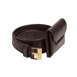 Bottega Veneta Fondant Woven Nappa Leather Belt 2.5cm