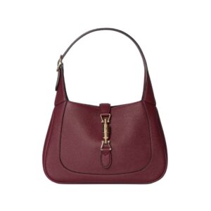 Gucci Jackie 1961 small bag in burgundy leather 28 cm