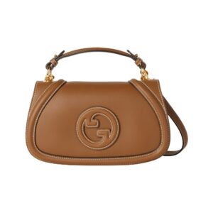 Gucci Blondie small bag in tan leather 26.5 cm