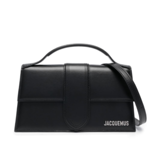 Jacquemus Le Grand Bambino Bag in Black Leather 23.5 cm