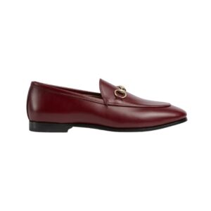 Gucci Jordaan loafers in cherry red leather