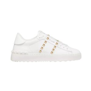 Valentino Untitled open-toe sneaker in white leather