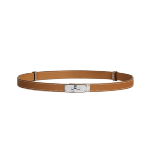Hermès Kelly belt in beige leather 1.8 cm