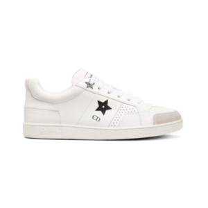 Dior B27 low-top sneakers in white leather with tone-on-tone star