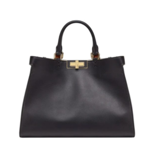 Fendi Peekaboo X-Tote Bag in Black Leather 41 cm