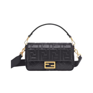 Fendi Baguette Mini Bag in Black Leather 27cm