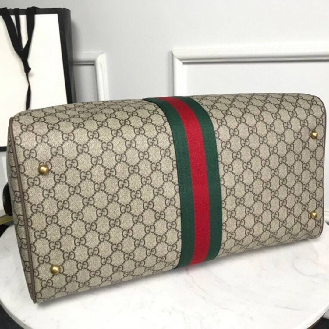 Gucci Ophidia Boston GG Supreme Dark Coffee 44cm Bag - Image 5