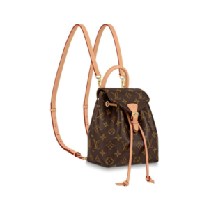 Louis Vuitton Montsouris BB Monogram Backpack Brown/Pink 17cm