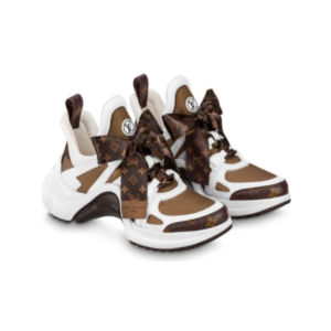 Louis Vuitton Archlight Sneakers in White and Brown