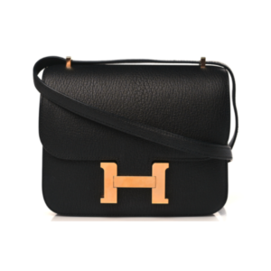 Hermès Constance 19 bag in black leather