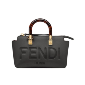 Fendi The Way Mini Bag in Black Leather, 20 cm