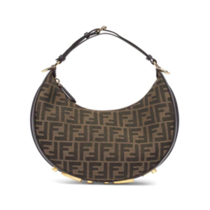 Fendi Fendigraphy bag in brown leather 29 cm