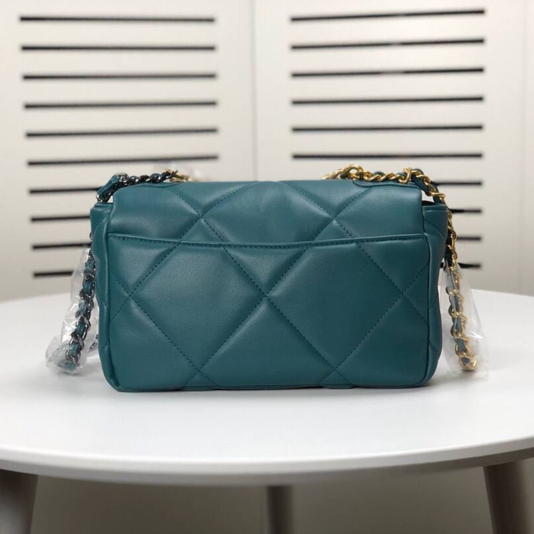 Chanel 19 turquoise bag 26 cm - Image 2