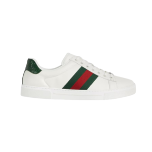 Gucci Ace sneakers in white leather with green/red Web detail