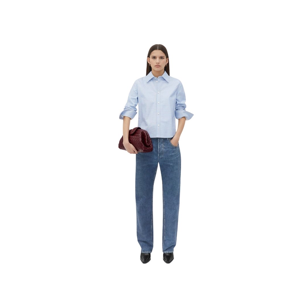 Bottega Veneta Lauren 1980 Clutch Bag in Intrecciato Leather in Burgundy 16.5 cm - Image 2