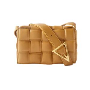 Bottega Veneta Cassette Mini Bag in Orange Leather 12.5 cm