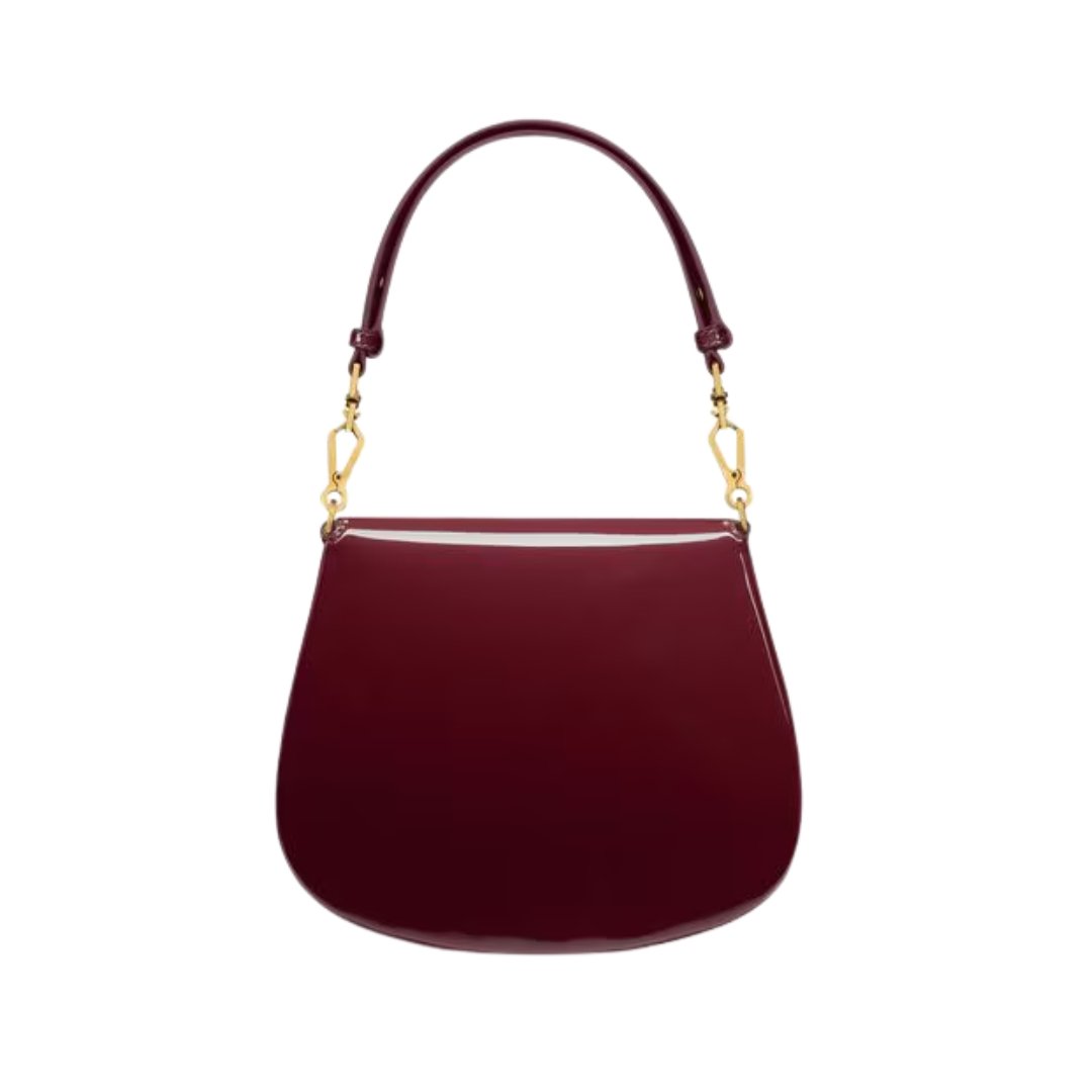Saint Laurent Voltaire Mini Bag in Smooth Burgundy Leather 17.5cm - Image 2