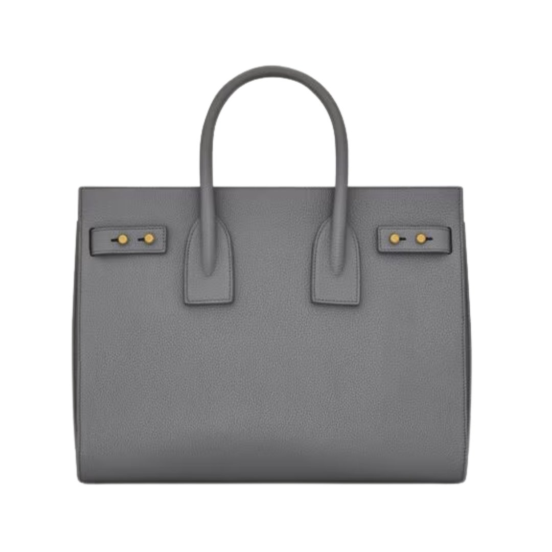 Saint Laurent Sac de Jour Small Bag in Grey Hammered Leather 32cm - Image 2
