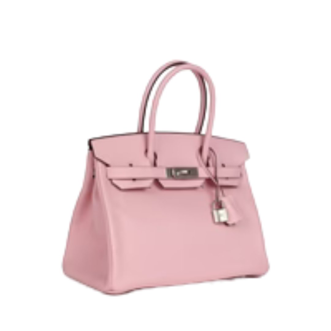Hermès Birkin 30 bag in Chèvre Rose Sakura Verso leather with palladium hardware - Image 2