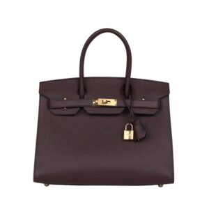 Hermès Birkin 30 bag in Rouge Sellier Epsom leather with gold hardware