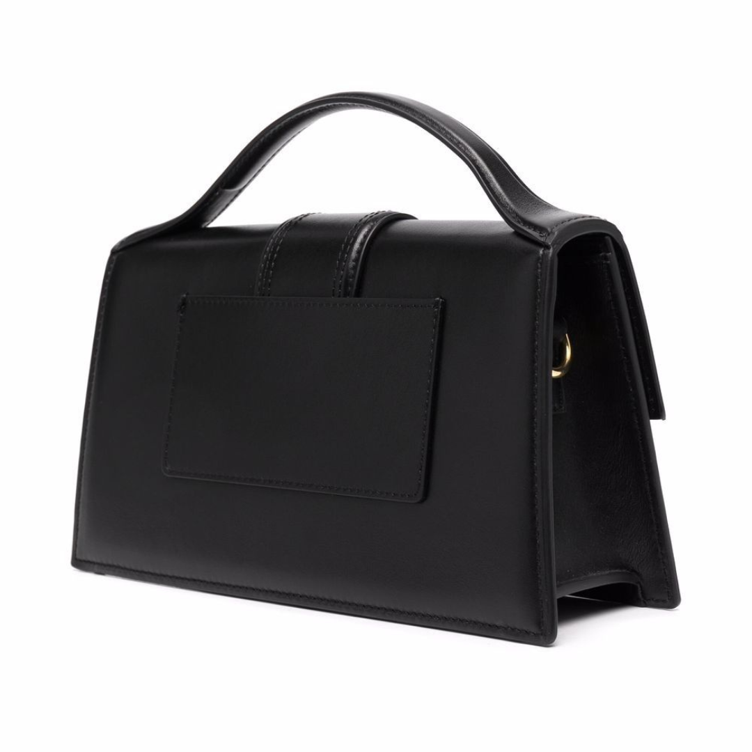 Jacquemus Le Grand Bambino Bag in Black Leather 23.5 cm - Image 2
