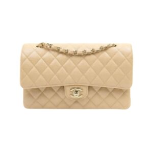 Chanel 11.12 Double Flap Jumbo Cream Bag 30cm