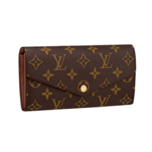 Louis Vuitton Sarah Wallet in Brown Monogram Canvas 19cm