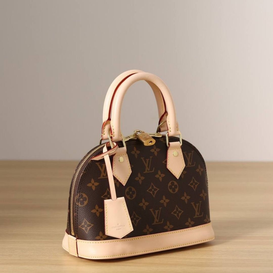 Louis Vuitton Alma BB Bag in Brown/Pink Monogram Canvas 25cm - Image 4
