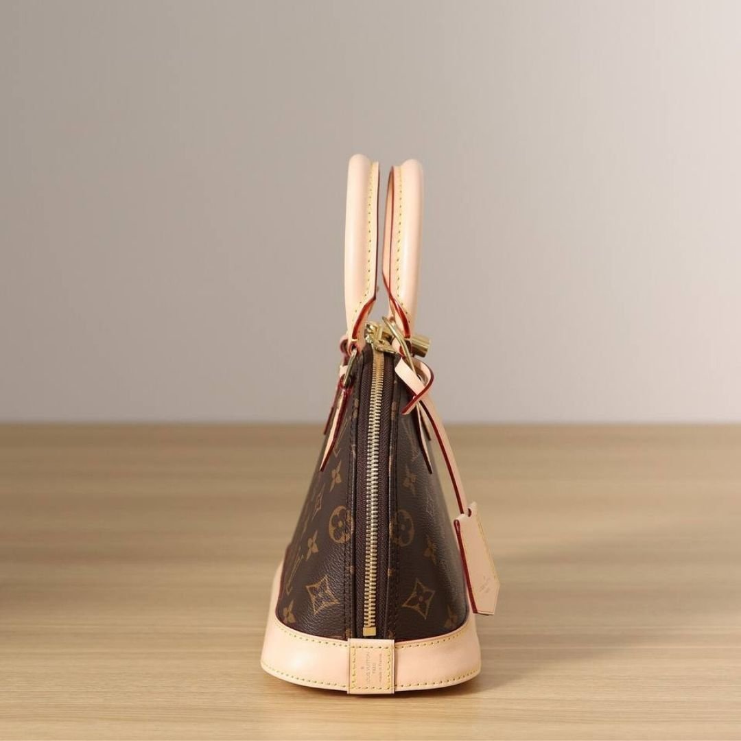 Louis Vuitton Alma BB Bag in Brown/Pink Monogram Canvas 25cm - Image 5