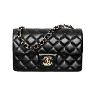 Chanel 11.12 Double Flap Black Mini Bag 20cm