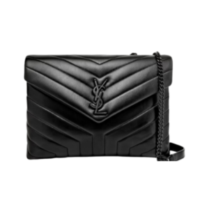 Saint Laurent Envelope Medium Bag in Black Quilted Leather