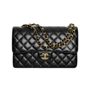 Chanel 11.12 Double Flap Black Jumbo Bag 30cm