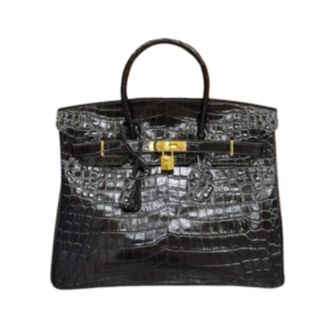 Hermès Birkin 30 Bag in Black Porosus Crocodile