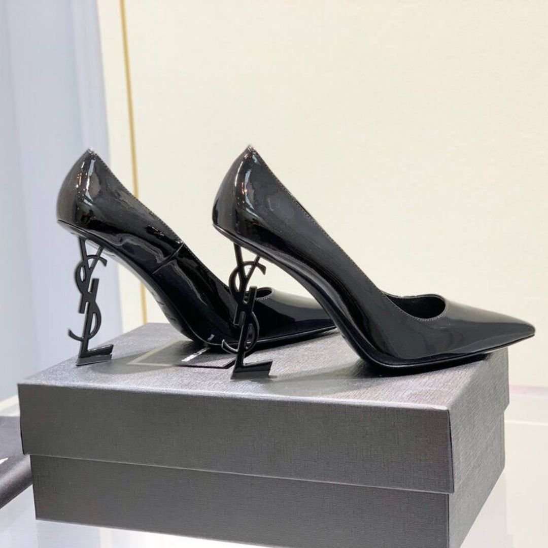 Saint Laurent Opyum black 8.5 cm pumps - Image 4