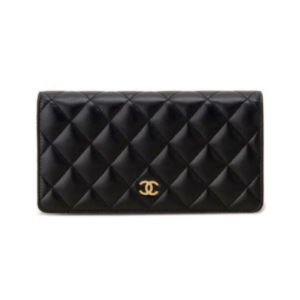 Chanel Flap Wallet in Black Leather 18cm