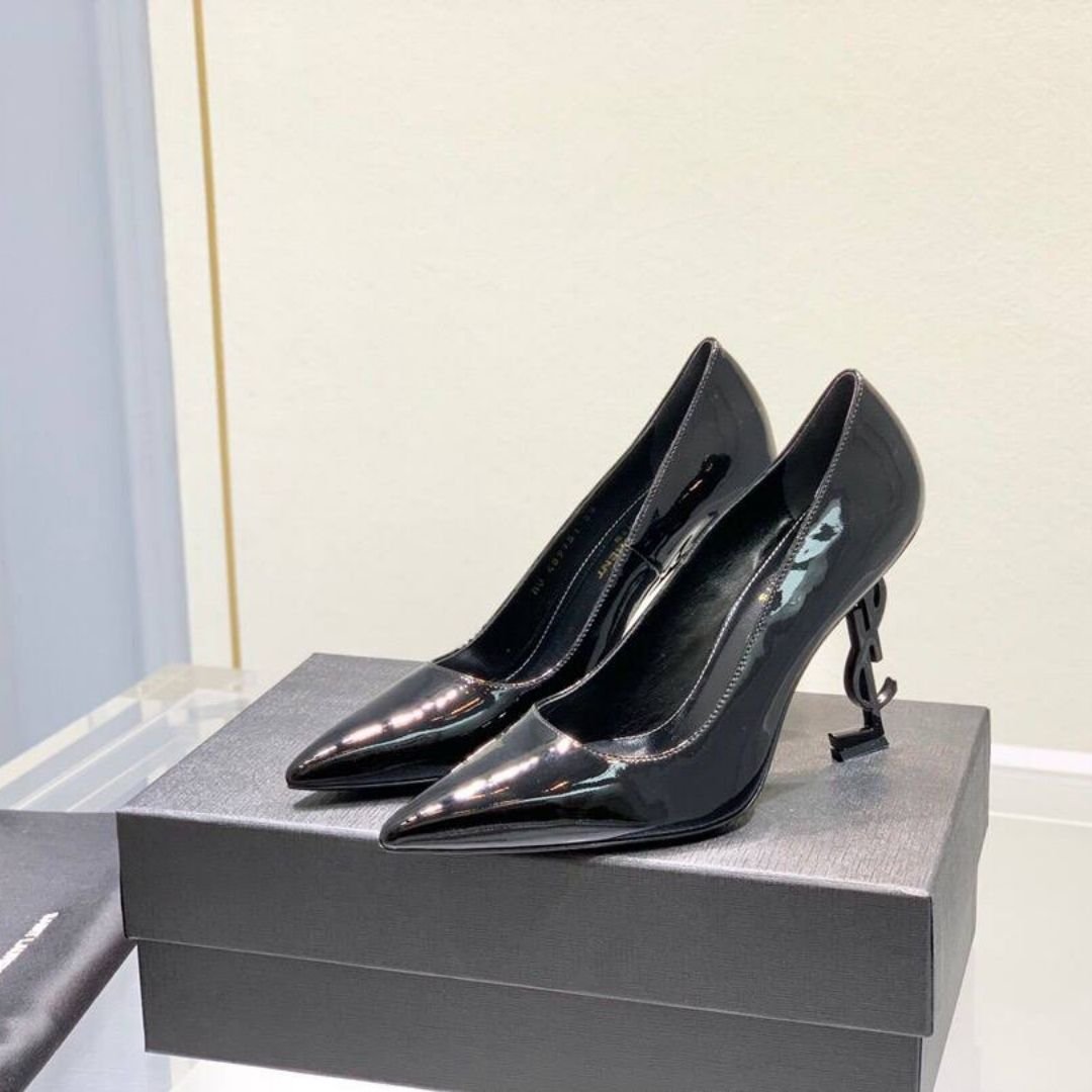 Saint Laurent Opyum black 8.5 cm pumps - Image 3
