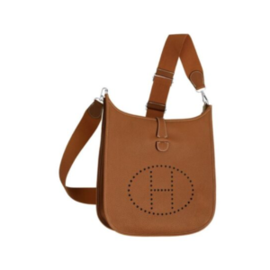 Hermès Evelyne III 33 Bag in Light Brown Taurillon Leather