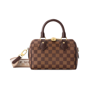 Louis Vuitton Speedy Bandoulière bag in Damier Ebene canvas 20 cm