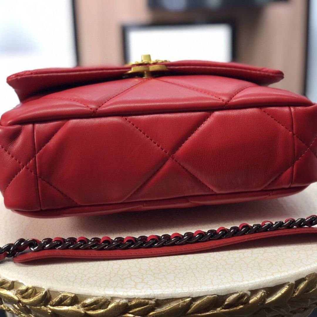 Chanel 19 red bag 30 cm - Image 5