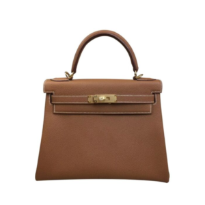 Hermès Kelly 28 Bag in Gold Togo Leather