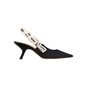 Dior J'Adior Slingback shoe in black technical fabric